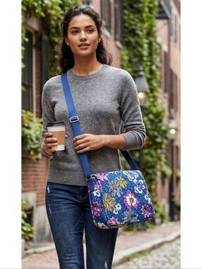 Vera Bradley African Violet Messenger Bag
